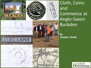 Society Zoom Lecture - "Cloth, Coins and Commerce at Anglo-Saxon Buckden" @ Zoom Meeting Room